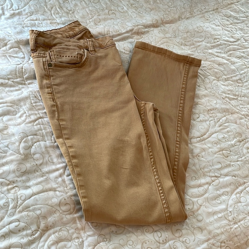 Christopher Blue Tan Women's Jeans